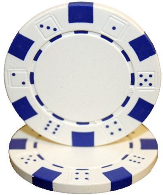 Image sur Jeton de poker sans valeur nominale 11.5gr - Blanc