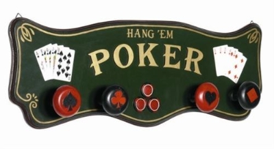 Image sur Poker Coat Rack