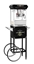 Image de Machine à maïs soufflé SNACK STATION 8oz avec chariot - NOIRE 