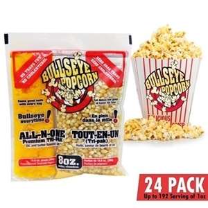 Image de Boîte de 24 sacs prémélangés de popcorn de 8 onces
