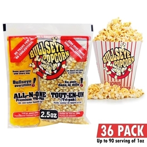 Image de 70102-Box of 36 prepacked portions of popcorn / 2.5 oz