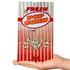 Picture of 70052 Popcorn paper bags 3oz with flat bottom. 1000 pcs