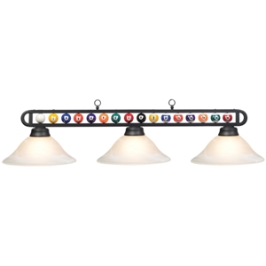 Picture of BB-55 MB/WH | 55" MB/WHITE BILLIARD BALL FIXTURE