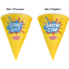 Image sur Cônes cirés pour cornet glacé 6oz - Boite de 100 pcs