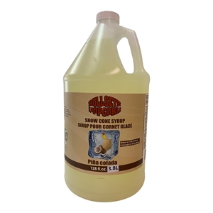 Picture of 73227 - Bullseye popcorn - Snow cone syrup Piña Colada 3.8L