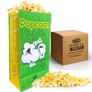 Picture of 70073- Popcorn bags 3oz with flat bottom -Box of 1000