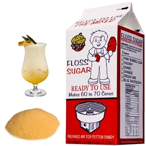 Picture of 72005 Pina Colada floss cotton candy 3.25lb -Light yellow